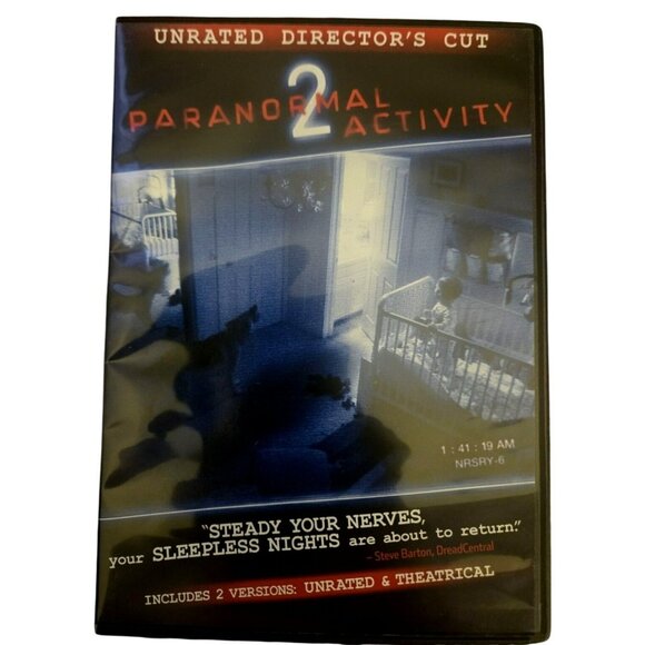 Paranormal Activity 2 Unrated Directors Cut DVD Horror Movie - Picture 1 of 2
